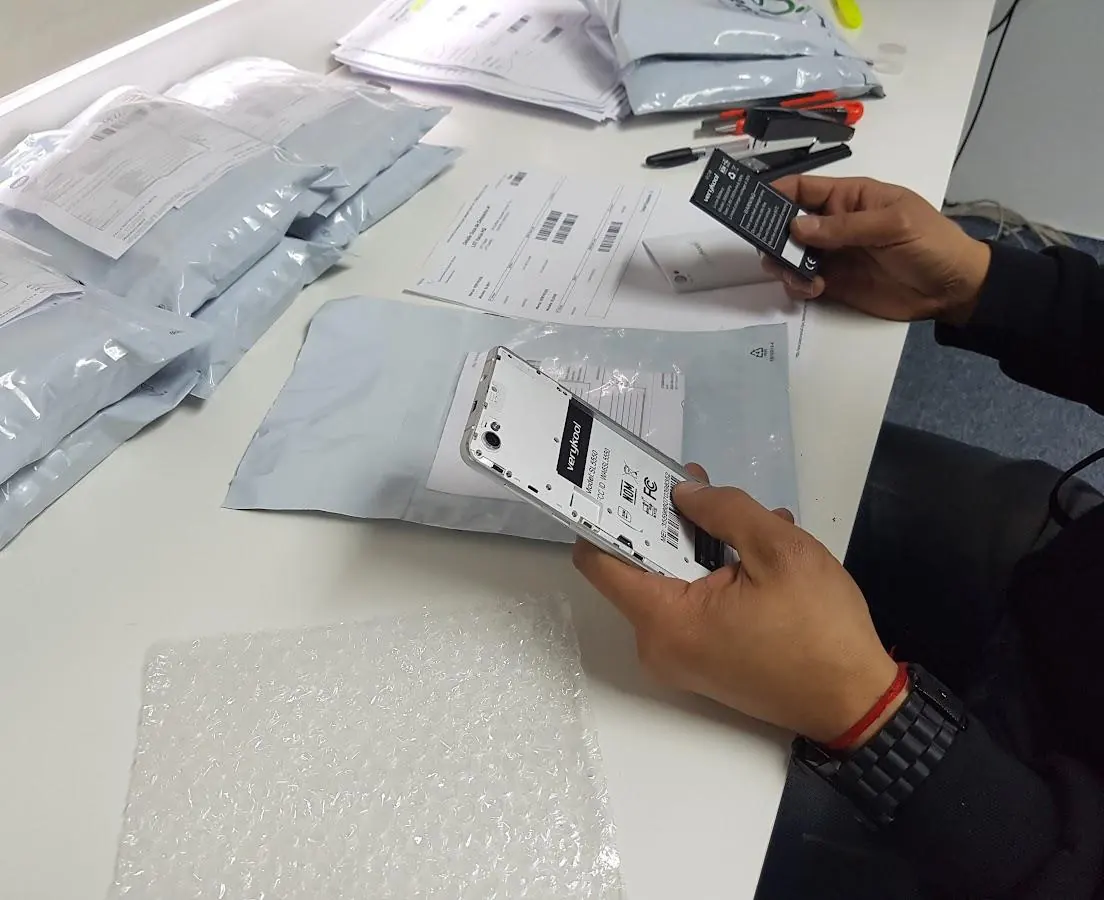 Ingreso y registro en el laboratorio